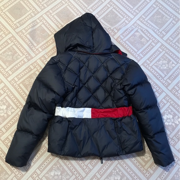 Kids Tommy Hilfiger Winter Jacket, Hat & Scarf Set - Picture 3 of 4